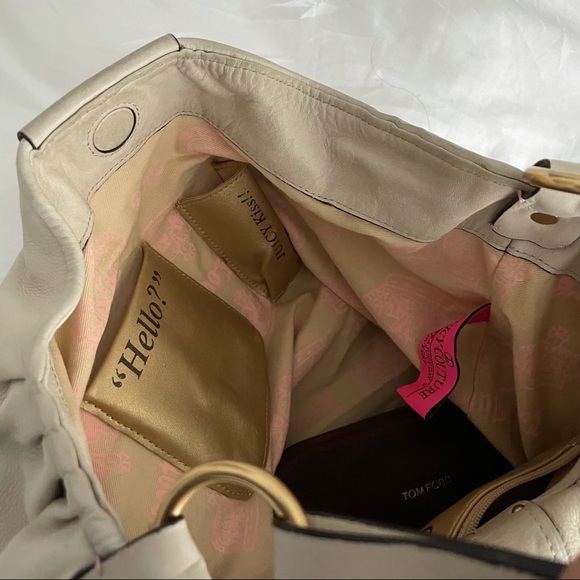 Large Juicy Couture Leather Hobo - Picture 4 of 7